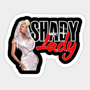 Shady Lady Sticker
